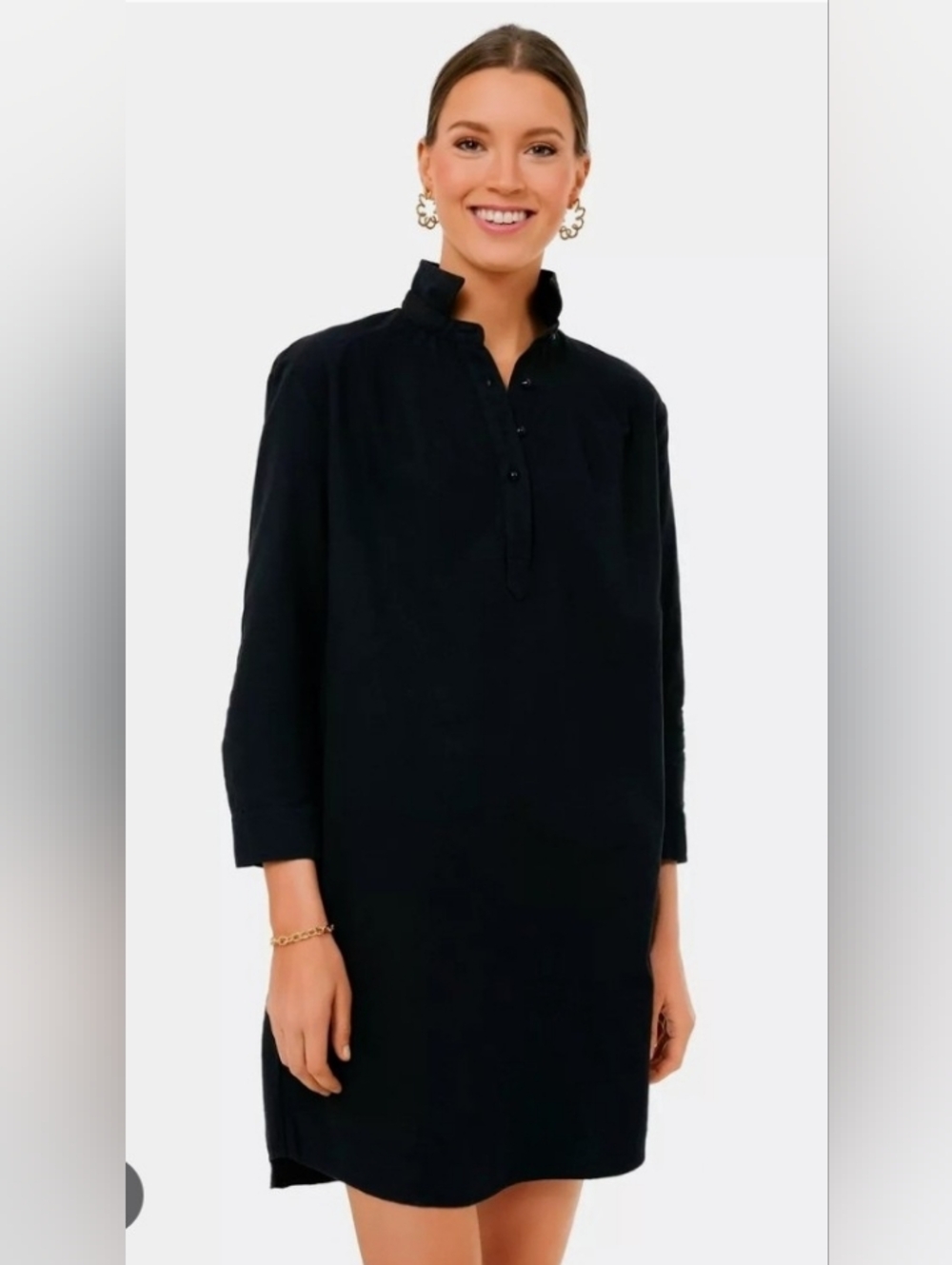 Pomander Place Polly Shift Dress, Black XL
